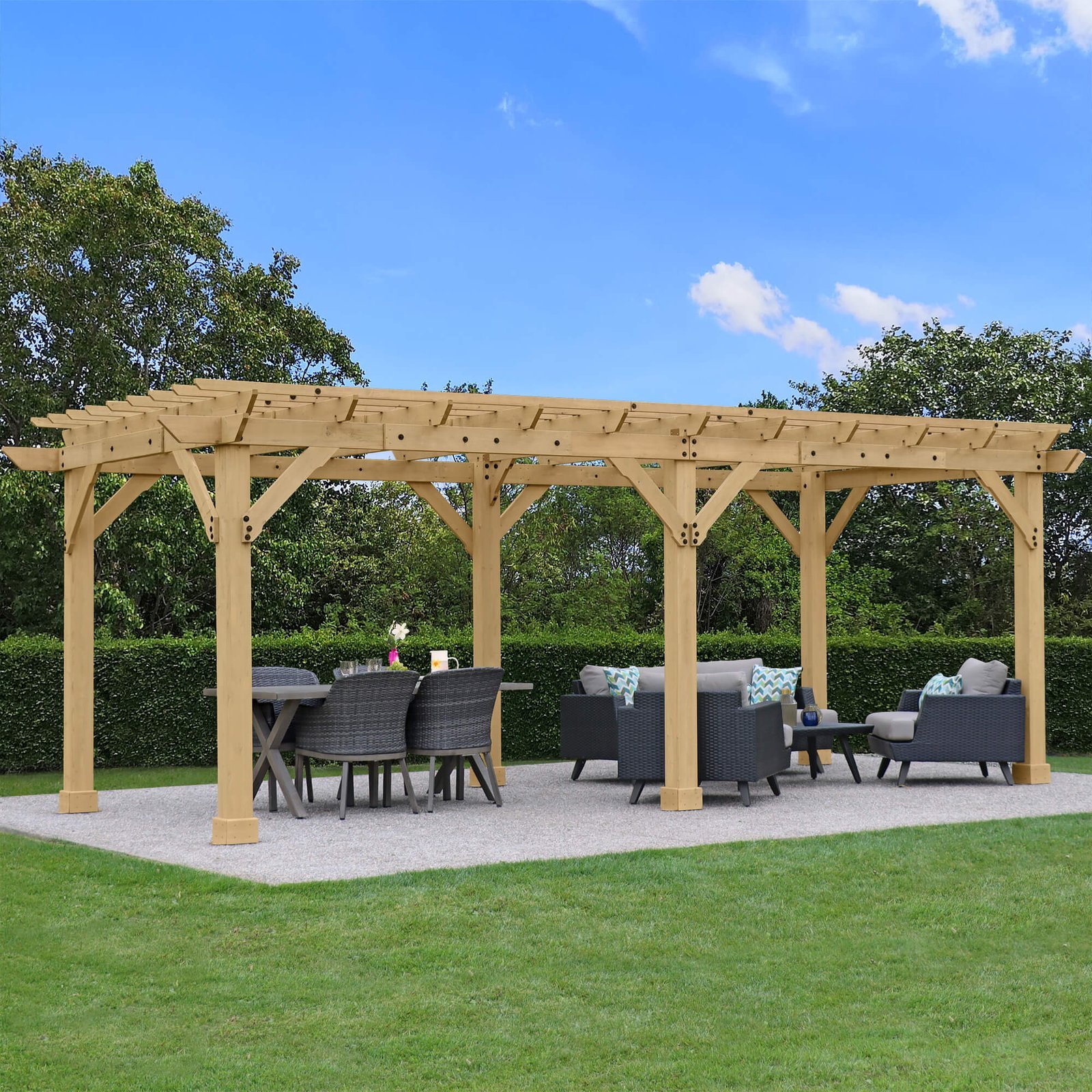 hananoa-com-image_01-12-1.jpg Yardistry Meridian Pergola Natural Cedar 10 ft×22 ft - Image 1