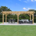 Yardistry Meridian Pergola Natural Cedar 10 ft×22 ft - Image 4