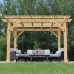 Yardistry 10×12 ft Cedar Meridian Pergola - Image 3