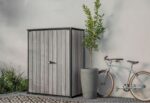 Keter Vertical Storage Shed Storm Grey - Image 3