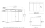 Keter Signature Storage Shed Ashwood Brown 11×7 Ft Resin - Image 3