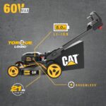 Caterpillar Cat 60V 21-Inch Brushless Walk-Behind Lawn Mower Kit - Image 4