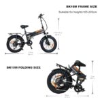 Colorway Orange 750W Fat Tire Electric Bike - Image 2