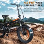 Colorway Orange 750W Fat Tire Electric Bike - Image 3