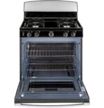 GE 30″ Free-Standing Gas Range with 4 Sealed Burners, Stainless Steel (JGBS30RETSS) - Image 5