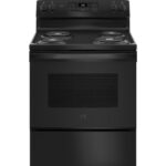 GE 30 Inch Freestanding Electric Range with Self-Clean Oven, Black (JB256DMBB)