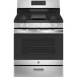 GE 30-Inch Freestanding Gas Range with 4.8 cu. ft. Oven Capacity and Sealed Cooktop Burners