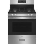 GE 30-Inch Freestanding Gas Range with 4.8 Cu. Ft. Oven, Stainless Steel – JGBS61RPSS