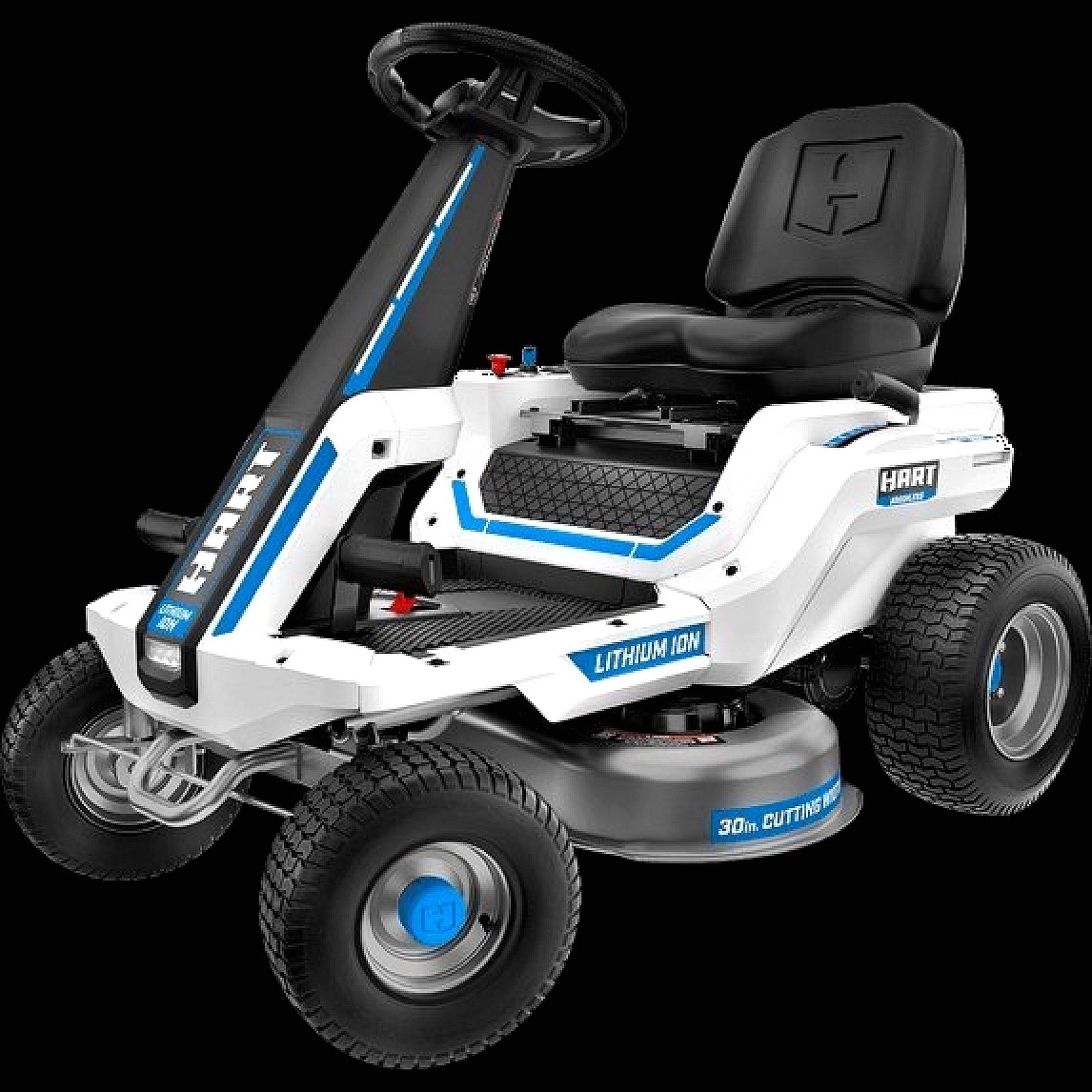 hananoa-llc-hananoa-hart-80-volt-30-inch-deck-lithium-ion-riding-lawn-mower-kit-super-char-01-20260620084633-8b6c1c3c.jpg HART 80-Volt 30-Inch Lithium-Ion Electric Riding Lawn Mower Kit with Super Charger (H80RM011) - Image 1