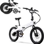 Lectric XP Lite 2.0 Long-Range Foldable Electric Commuter Bike, Arctic White