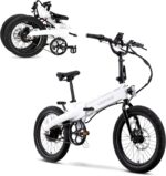 Lectric XP Lite 2.0 Long-Range Foldable Electric Commuter Bike, Arctic White