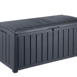 Keter Glenwood 103 Gallon Outdoor Storage Deck Box – Graphite