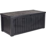 Keter Rockwood 150 Gallon Outdoor Storage Deck Box – Anthracite