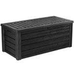 Keter Westwood 150 Gallon Outdoor Storage Bench & Deck Box, Graphite