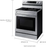 Samsung 6.3 cu. ft. Smart Freestanding Electric Range with No-Preheat Air Fry, Convection+, & Griddle, Stainless Steel NE63A6711SS - Image 2