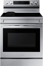 Samsung 6.3 cu. ft. Smart Freestanding Electric Range with No-Preheat Air Fry, Convection+, & Griddle, Stainless Steel NE63A6711SS - Image 4