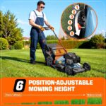 SENIX LSSG-H2 22-Inch Self-Propelled Gas Lawn Mower with 163cc 4-Cycle Briggs & Stratton Engine - Image 4