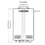 NHW700-199AE - Non-Condensing Tankless Water Heater - Outdoor, 199,000 BTU - Image 3